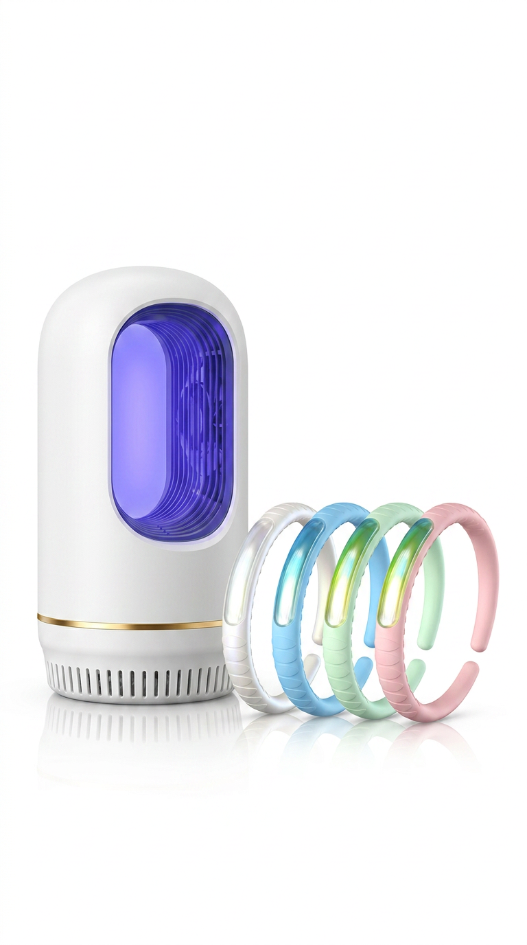 MoustiGo™ Pack Protection Totale — Lampe + Tire-Venin + Stylo Chaleur + Bracelet