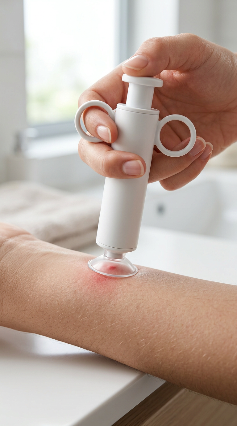 MoustiGo™ Extracteur de Venin Manuel — Aspire et Soulage les Piqûres en 30 Secondes