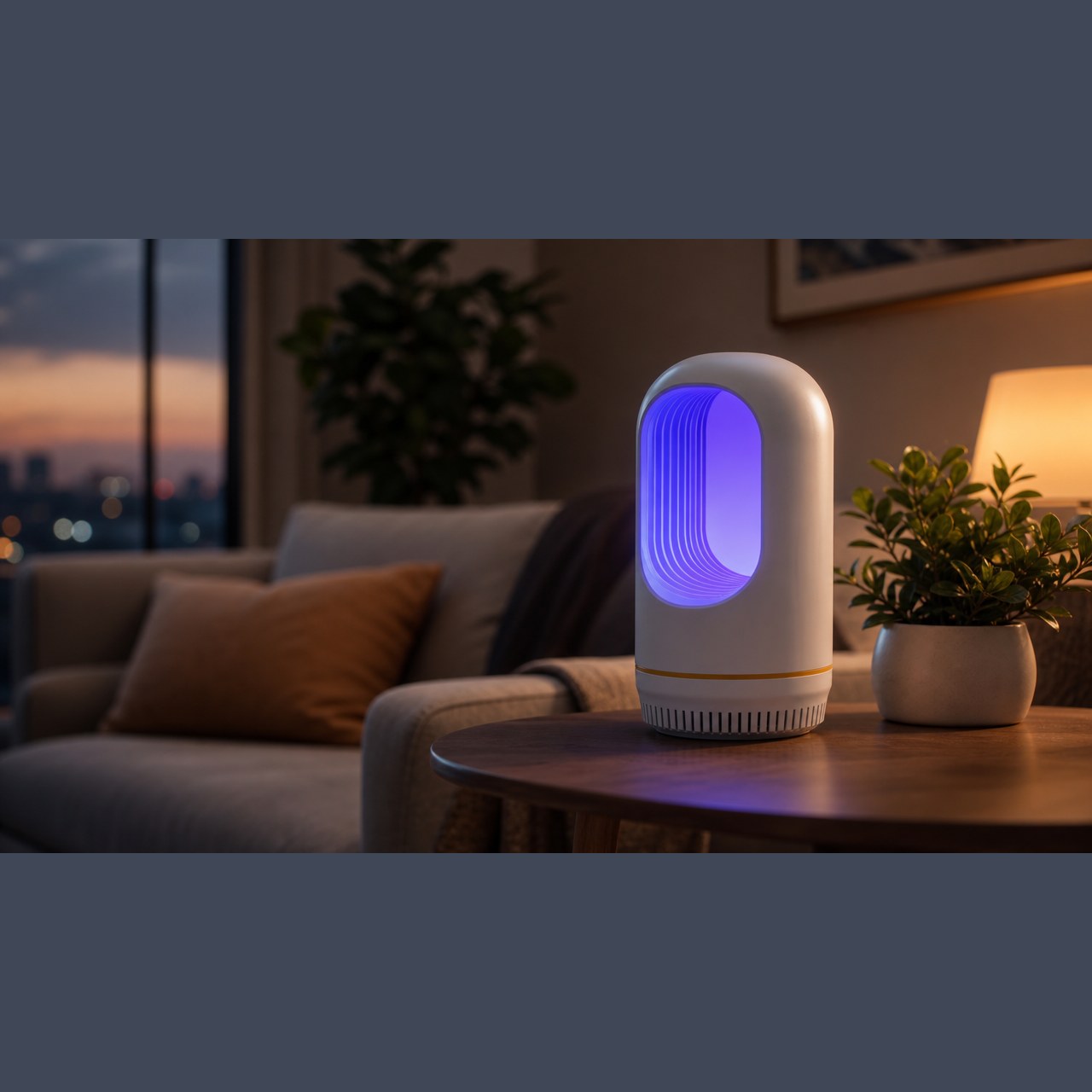 Lampe anti-moustique MoustiGo — rendu produit